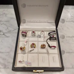 5#9152 Accessori in oro e diamanti rubini smeraldi zaffiri e perle