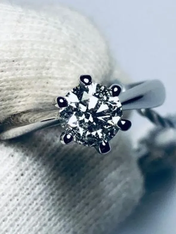 7#8694 ANELLO SOLITARIO