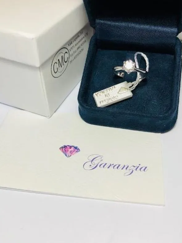 7#8694 ANELLO SOLITARIO