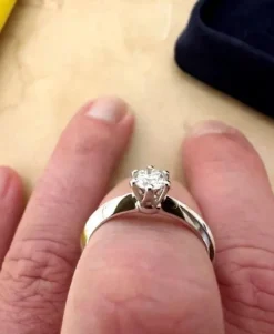 8#8694 ANELLO SOLITARIO TIFFANY