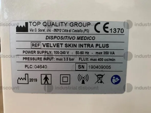 2#10105 Apparecchio radiofrequenza e elettroporazione Velvet Skin
