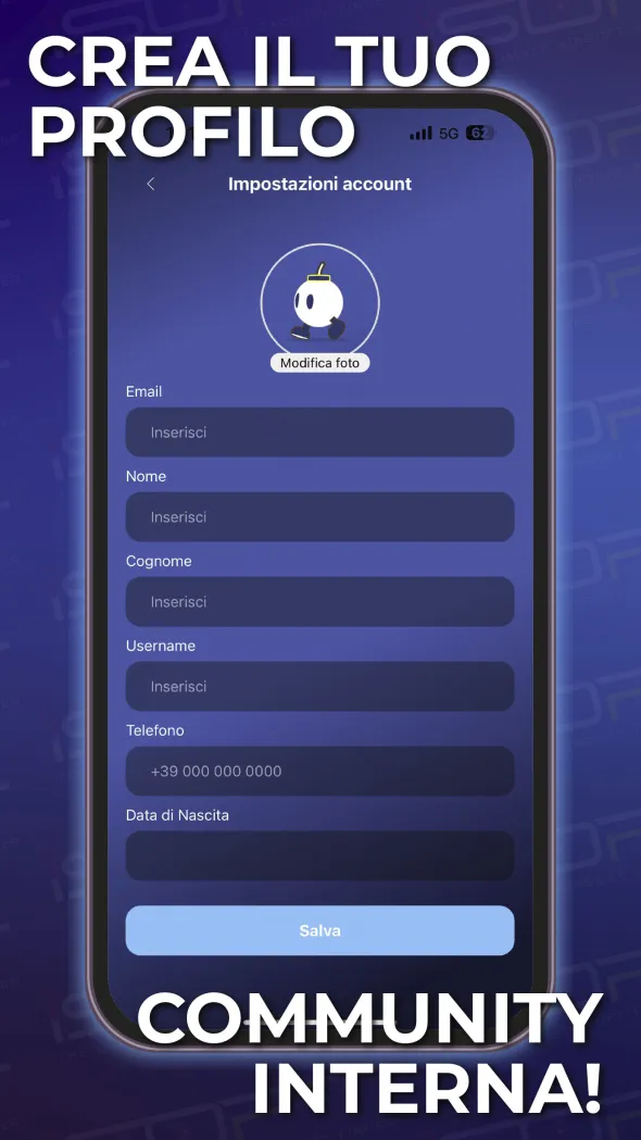 Applicazione mobile con gestionale web