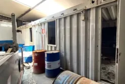 #24256 Area industriale con torre di raffreddamento