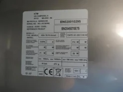 3#2985 Armadio frigorifero Ktm Ksa tn 70