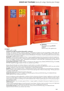 3 ARMADI PER PRODOTTI INFIAMMABILI E COMBURENTI - USATI