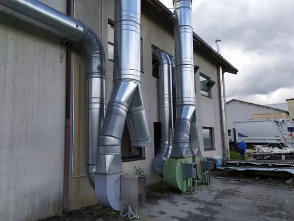 14#5304 Aspiratori a sacco e ventilatori con tubazioni