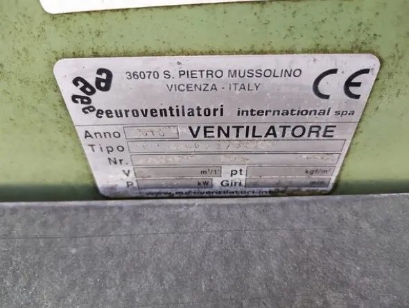 14#5304 Aspiratori a sacco e ventilatori con tubazioni