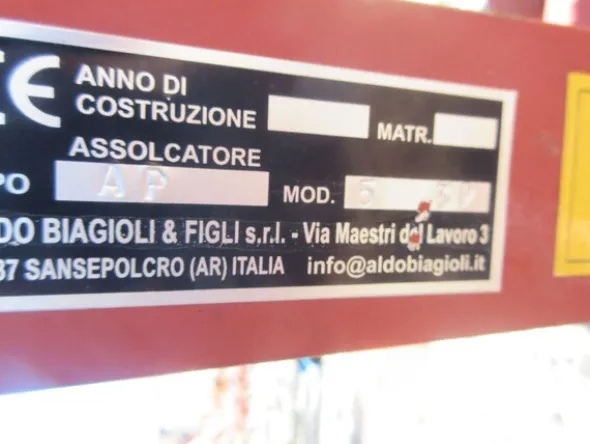 315#7078 Assolcatore Aldo Biagioli e figli