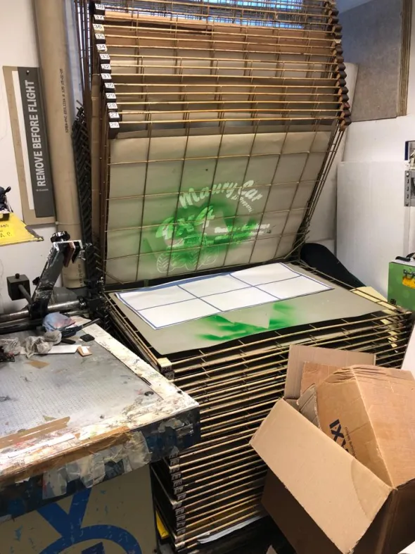 Attrezzatura completa per serigrafia