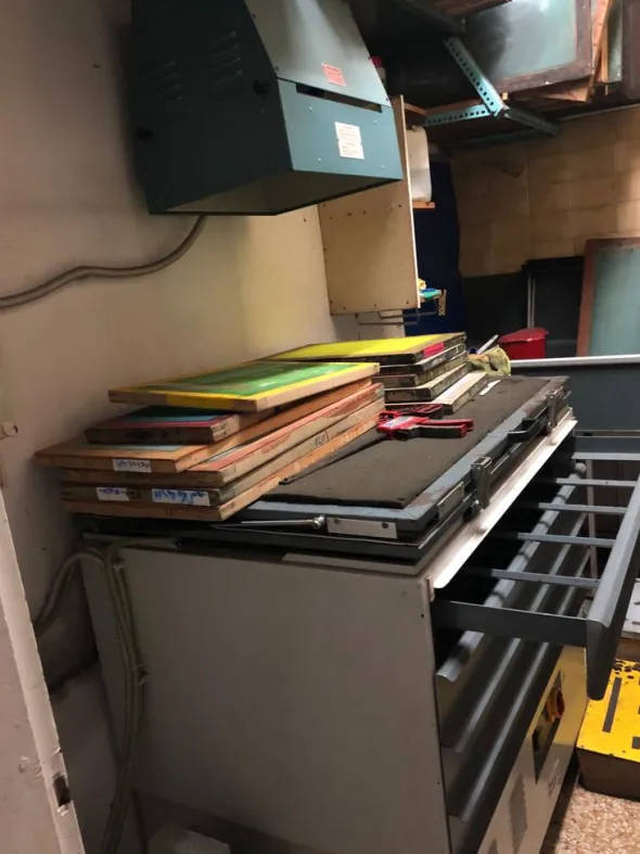 Attrezzatura completa per serigrafia