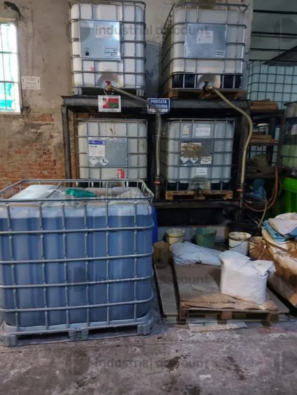 1#9159 Attrezzature e materiali per industria conciaria