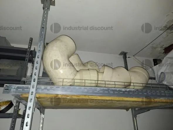 1#9764 Attrezzature, materiale di consumo e minuteria da elettricista, arredi da ufficio e scaffalature