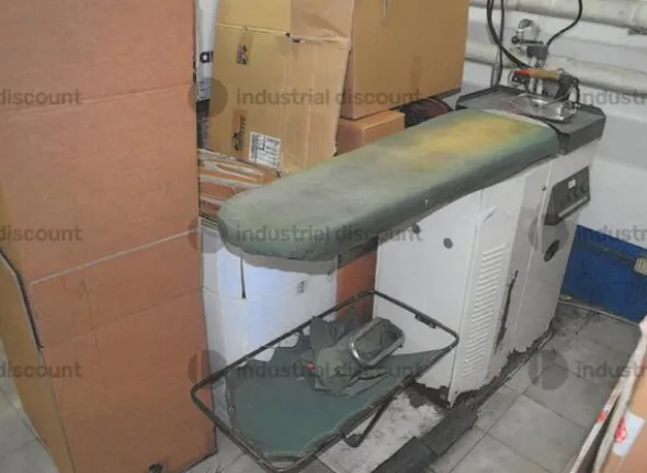 1#9486 Attrezzature per finissaggio tessile e furgone Fiat Ducato