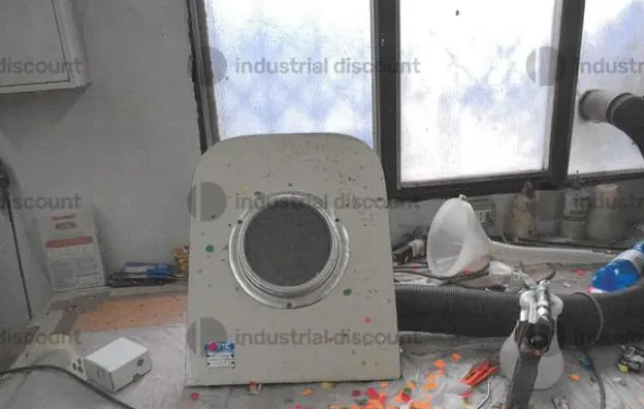 1#9486 Attrezzature per finissaggio tessile e furgone Fiat Ducato