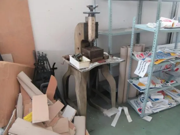 2#4450 Attrezzature produzione timbri e articoli cancelleria