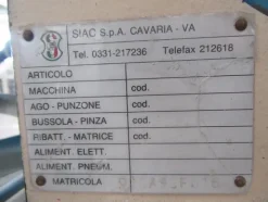 2#4450 Attrezzature produzione timbri e articoli cancelleria