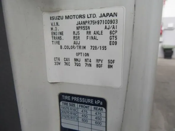 52#3561 Autocompattatore Isuzu P 75 Evolution