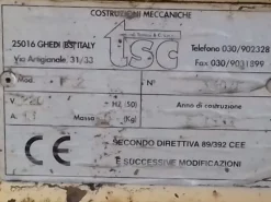 Banco sega circolare monofase da cantiere
