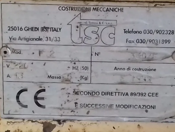 Banco sega circolare monofase da cantiere