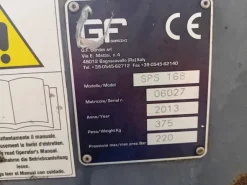 Benna spazzatrice GF GORDINI,SPS 168