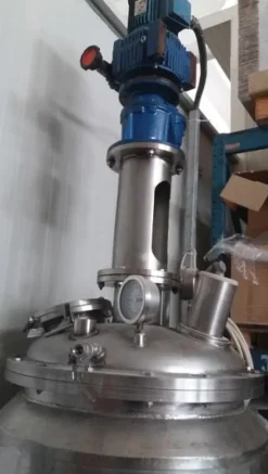 15#3067 Bollitore inox per zucchero con pompa del vuoto