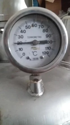 15#3067 Bollitore inox per zucchero con pompa del vuoto
