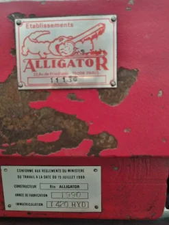 Bombatrice idraulica per lame - ALLIGATOR T420 HYDRO