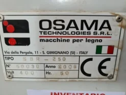 6#5592 Bordatrice Artech e incollatrice Osama