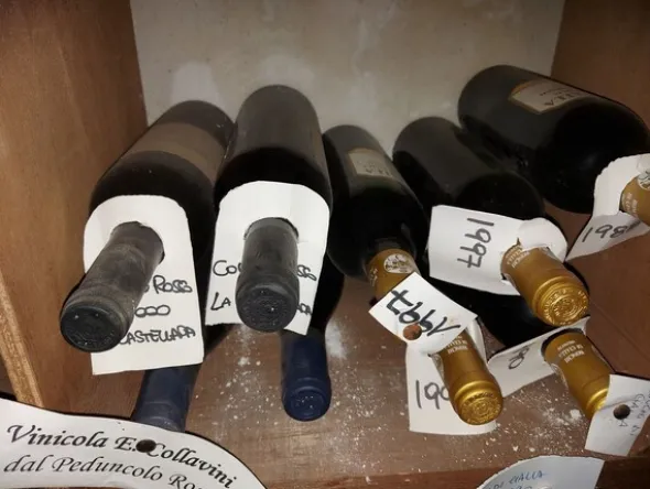 2#8228 Bottiglie di vino