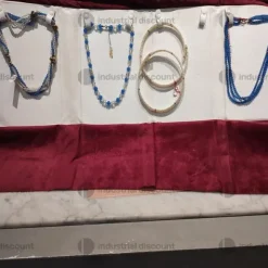 1#9152 Bracciali anelli orecchini e molini in argento