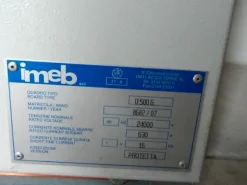 Cabina Elletricha IMEB U500G, Tensione 24K volt