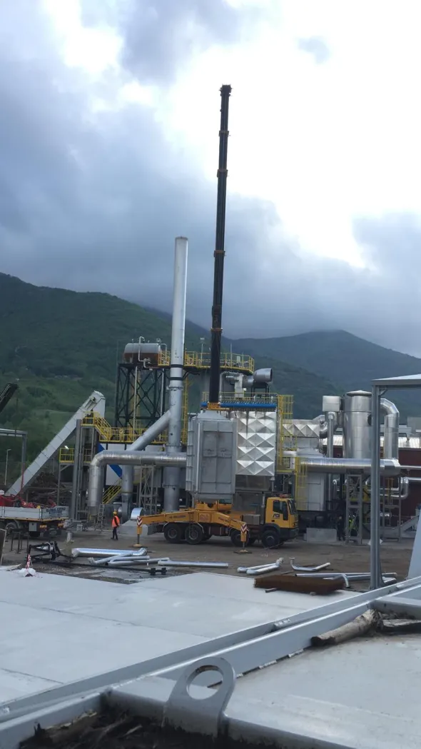 Caldaia a Biomassa ad Olio Diatermico da 4MW termici