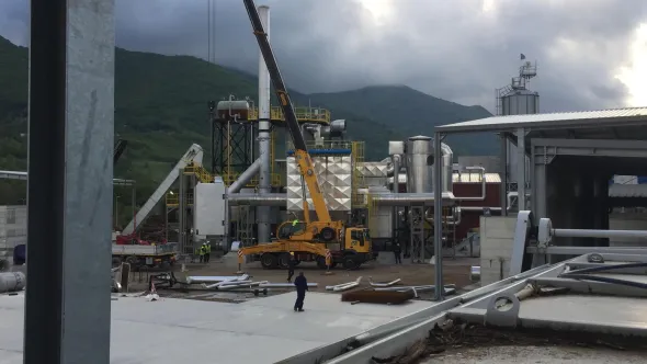 Caldaia a Biomassa ad Olio Diatermico da 4MW termici