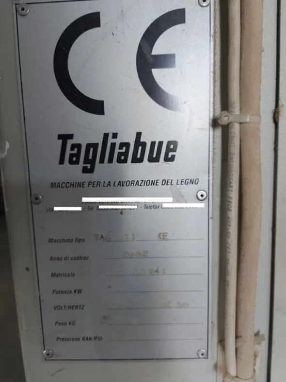 7#8197 Calibratrice Tagliabue TAG 11 CE