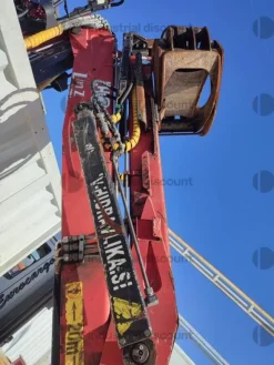 18#9387 Camion IVECO Eurotrakker a pianale con Gru e pinza per legna
