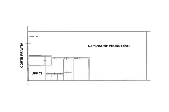 #2515104 Capannone artigianale e area urbana privata