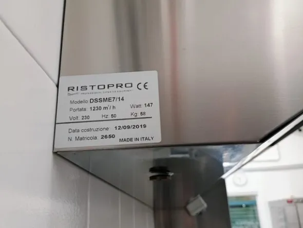 7#8315 Cappa cucina snack inox