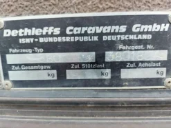 3#8070 Caravan Dethleffs