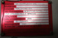 86#2932 Carosello di verniciatura a spruzzo
