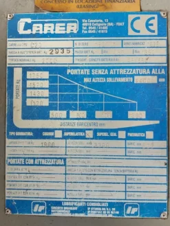6#8076 Carrello elevatore Carer