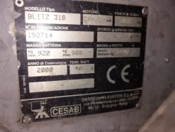 1#8422 Carrello elevatore Cesab