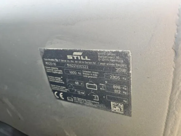 10#8225 Carrello elevatore elettricoSTILL RX 20-18