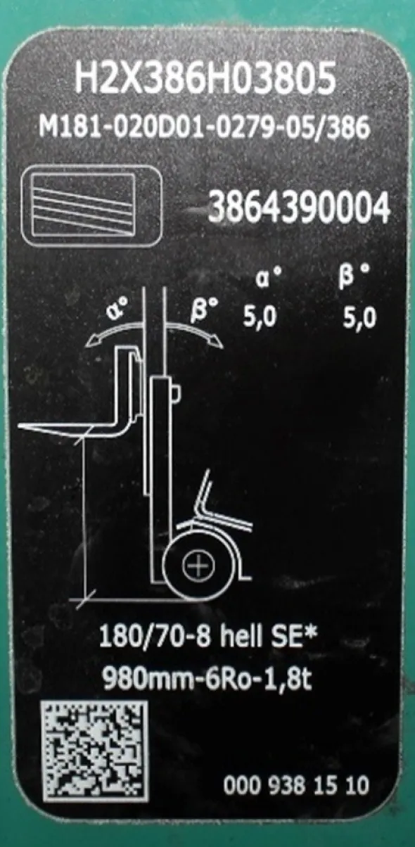Carrello Elevatore Frontale LINDE E16 Evo