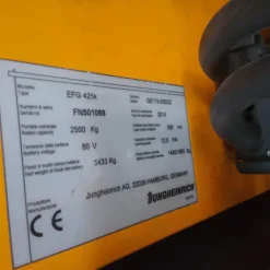 CARRELLO ELEVATORE 25 Q.LI JUNGHEINRICH