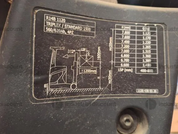 25#9410 Carrello retrattile LINDE