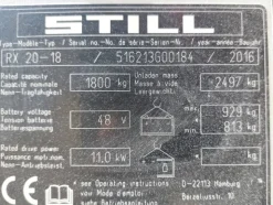 5#8225 Carrello sollevatore elettrico Still RX20-18