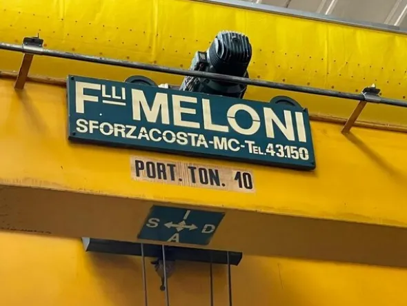 11#6252 Carroponte bitrave Meloni 10ton