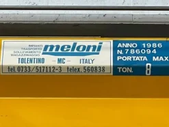 10#6252 Carroponte monotrave Meloni