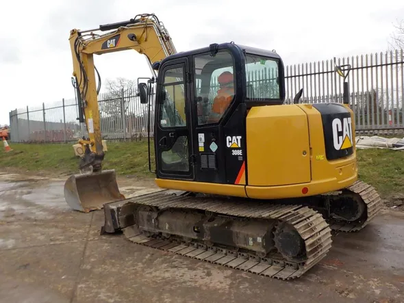 2012 CAT 308 ECR midi escavatore cingoli acciaio