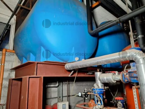 28#9389 Centrale di produzione vapore Biasicentrale di produzione acqua caldaImpianto di accumulo acqua industriale